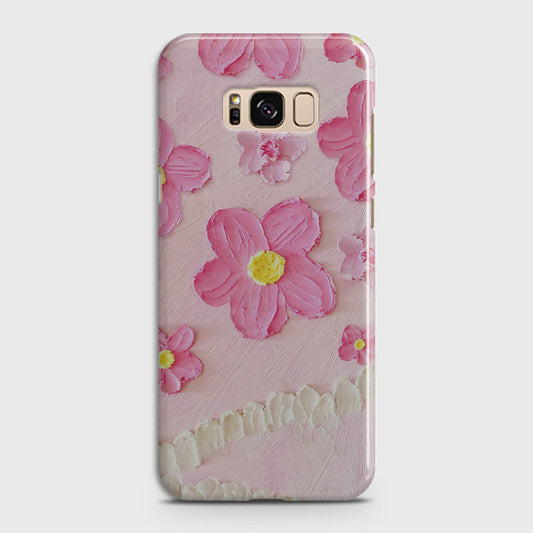 Samsung Galaxy S8 Plus Cover - Floral Series - Design 2 - Pink - Matte Finish - Snap On Hard Case with LifeTime Colors Guarantee