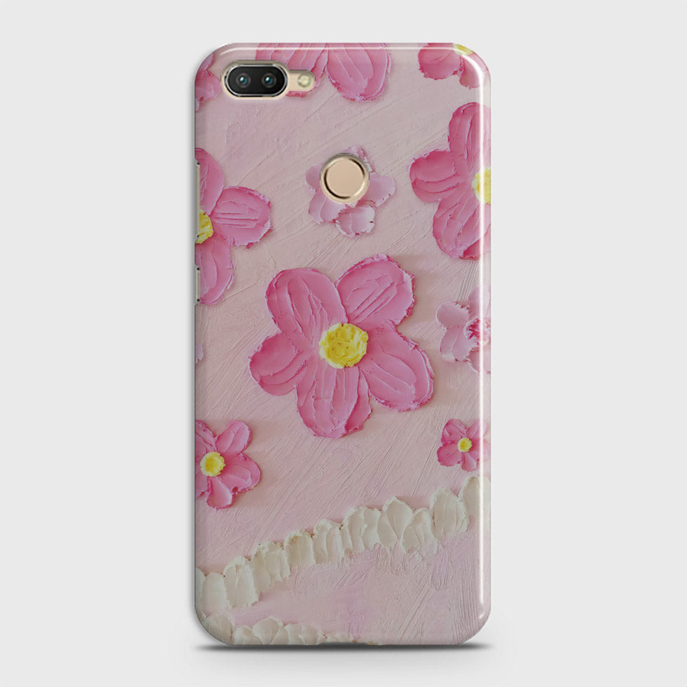 Infinix Hot 6 Pro  Cover - Floral Series - Design 2 - Pink - Matte Finish - Snap On Hard Case with LifeTime Colors Guarantee