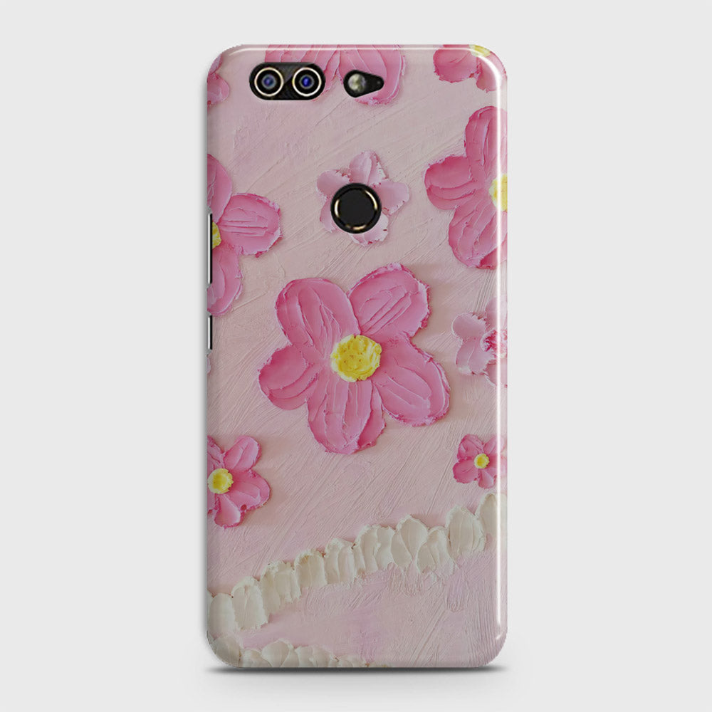 Infinix Zero 5 Cover - Floral Series - Design 2 - Pink - Matte Finish - Snap On Hard Case with LifeTime Colors Guarantee