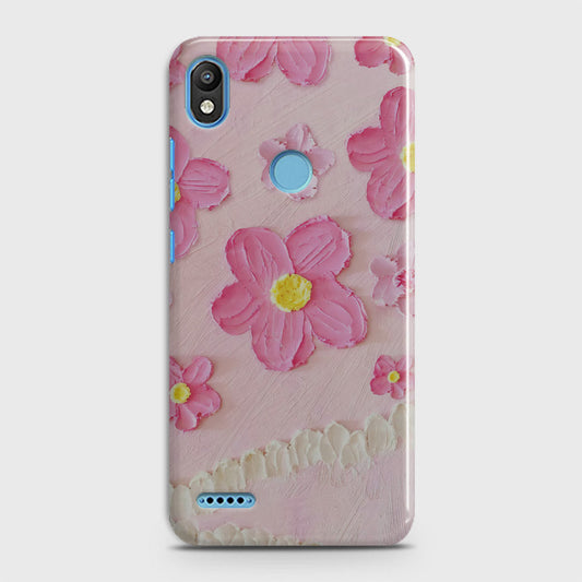 Infinix Smart 2 / X5515 Cover - Floral Series - Design 2 - Pink - Matte Finish - Snap On Hard Case with LifeTime Colors Guarantee