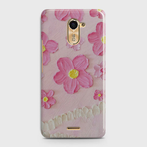 Infinix Hot 4 / Hot 4 Pro  Cover - Floral Series - Design 2 - Pink - Matte Finish - Snap On Hard Case with LifeTime Colors Guarantee