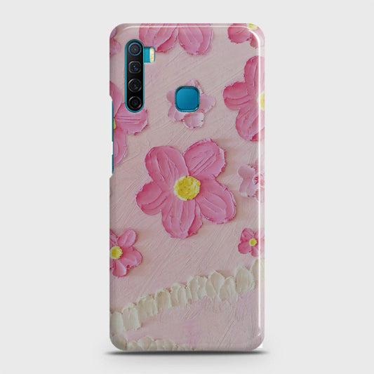 Infinix S5 - Floral Series - Design 2 - Pink - Matte Finish - Snap On Hard Case with LifeTime Colors Guarantee