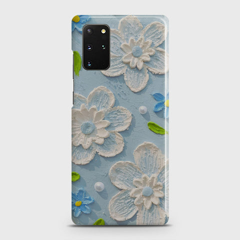 Samsung Galaxy S20 Plus Cover - Floral Series - Design 3 - Sky Blue - Matte Finish - Snap On Hard Case with LifeTime Colors Guarantee