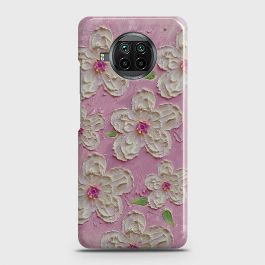 Xiaomi Mi 10T Lite Cover - Floral Series - Design 5 - Pink & White - Matte Finish - Snap On Hard Case with LifeTime Colors Guarantee