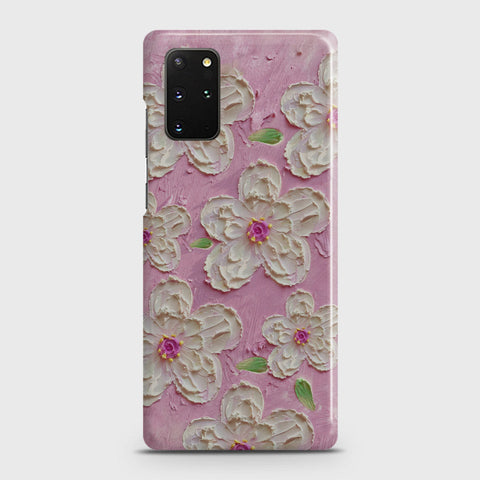 Samsung Galaxy S20 Plus Cover - Floral Series - Design 5 - Pink & White - Matte Finish - Snap On Hard Case with LifeTime Colors Guarantee