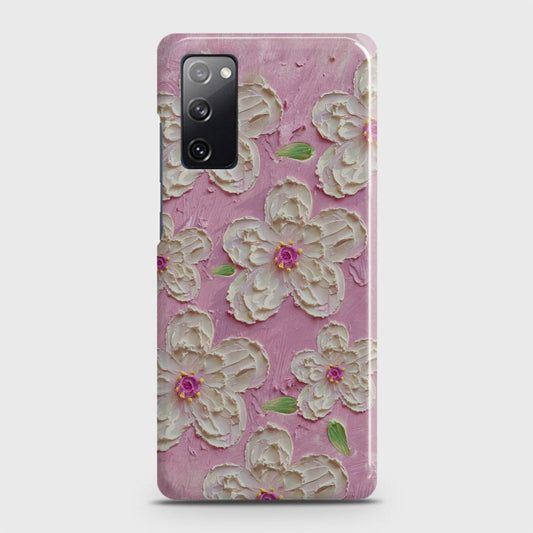 Samsung Galaxy S20 FE Cover - Floral Series - Design 5 - Pink & White - Matte Finish - Snap On Hard Case with LifeTime Colors Guarantee