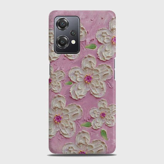 OnePlus Nord CE 2 Lite 5G Cover - Floral Series - Design 5 - Pink & White - Matte Finish - Snap On Hard Case with LifeTime Colors Guarantee