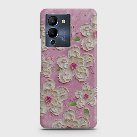 Infinix Note 12 G96 Cover - Floral Series - Design 5 - Pink & White - Matte Finish - Snap On Hard Case with LifeTime Colors Guarantee