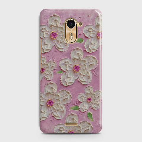 Infinix Hot 4 / Hot 4 Pro  Cover - Floral Series - Design 5 - Pink & White - Matte Finish - Snap On Hard Case with LifeTime Colors Guarantee