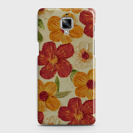 OnePlus 3  Cover - Floral Series - Design 6 - Red & Orange - Matte Finish - Snap On Hard Case with LifeTime Colors Guarantee