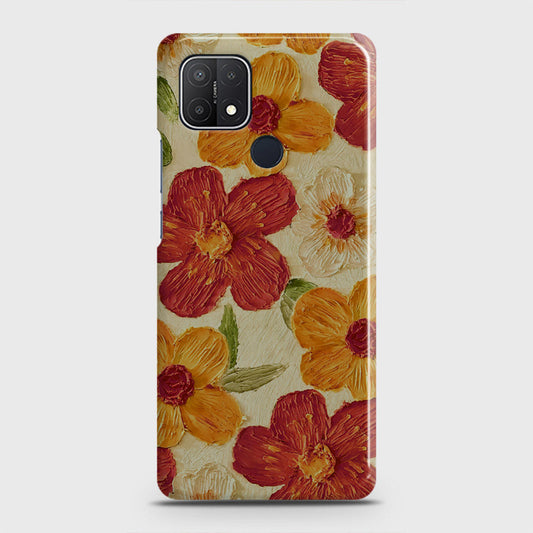 Realme C25 Cover - Floral Series - Design 6 - Red & Orange - Matte Finish - Snap On Hard Case with LifeTime Colors Guarantee