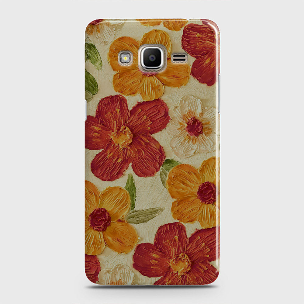 Samsung Galaxy Grand Prime Plus Cover - Floral Series - Design 6 - Red & Orange - Matte Finish - Snap On Hard Case with LifeTime Colors Guarantee