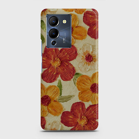 Infinix Note 12 G96 Cover - Floral Series - Design 6 - Red & Orange - Matte Finish - Snap On Hard Case with LifeTime Colors Guarantee