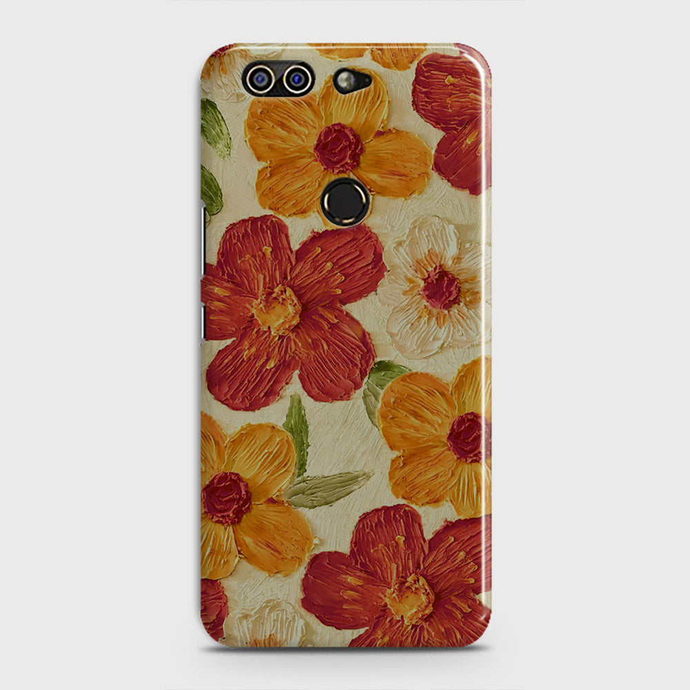 Infinix Zero 5 Cover - Floral Series - Design 6 - Red & Orange - Matte Finish - Snap On Hard Case with LifeTime Colors Guarantee