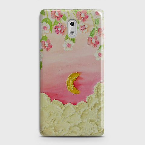 Nokia 3 Cover - Floral Series - Design 7 - Pink & Yellow - Matte Finish - Snap On Hard Case with LifeTime Colors Guarantee