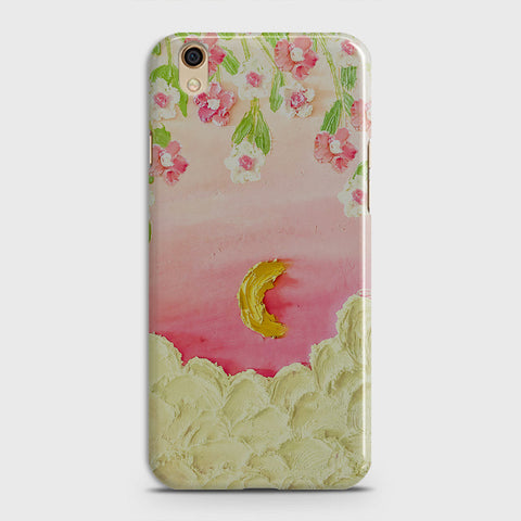 Oppo F1 Plus / R9 Cover - Floral Series - Design 7 - Pink & Yellow - Matte Finish - Snap On Hard Case with LifeTime Colors Guarantee