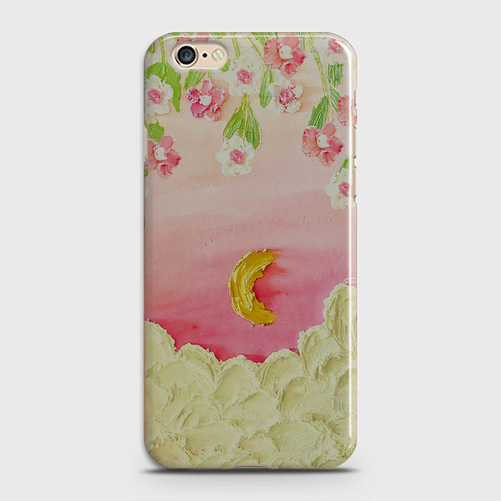 iPhone 6 Cover - Floral Series - Design 7 - Pink & Yellow - Matte Finish - Snap On Hard Case with LifeTime Colors Guarantee