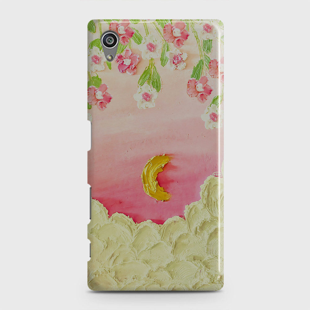 Sony Xperia Z5 Cover - Floral Series - Design 7 - Pink & Yellow - Matte Finish - Snap On Hard Case with LifeTime Colors Guarantee