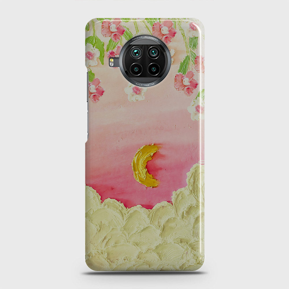 Xiaomi Mi 10T Lite Cover - Floral Series - Design 7 - Pink & Yellow - Matte Finish - Snap On Hard Case with LifeTime Colors Guarantee