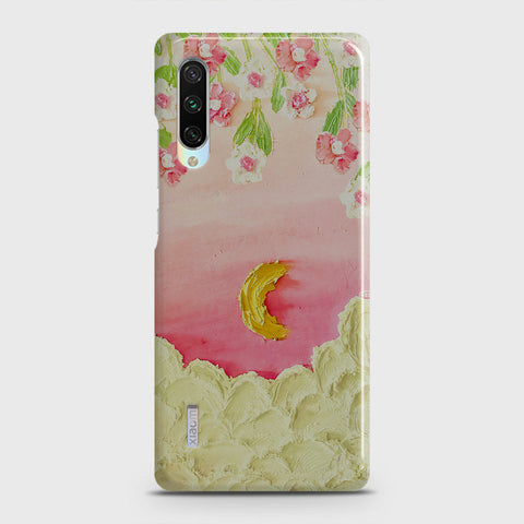 Xiaomi Mi CC9 Cover - Floral Series - Design 7 - Pink & Yellow - Matte Finish - Snap On Hard Case with LifeTime Colors Guarantee