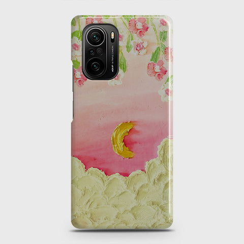 Xiaomi Mi 11i Cover - Floral Series - Design 7 - Pink & Yellow - Matte Finish - Snap On Hard Case with LifeTime Colors Guarantee