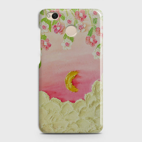 Xiaomi Redmi 4 / 4X Cover - Floral Series - Design 7 - Pink & Yellow - Matte Finish - Snap On Hard Case with LifeTime Colors Guarantee