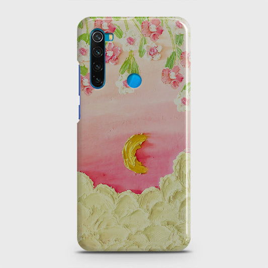 Xiaomi Redmi Note 8 Cover - Floral Series - Design 7 - Pink & Yellow - Matte Finish - Snap On Hard Case with LifeTime Colors Guarantee