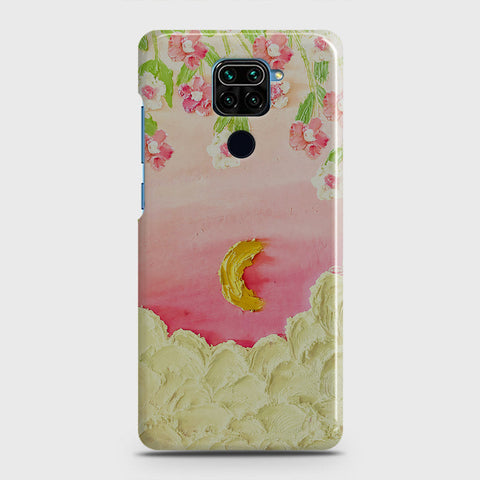 Xiaomi Redmi 10X 4G Cover - Floral Series - Design 7 - Pink & Yellow - Matte Finish - Snap On Hard Case with LifeTime Colors Guarantee