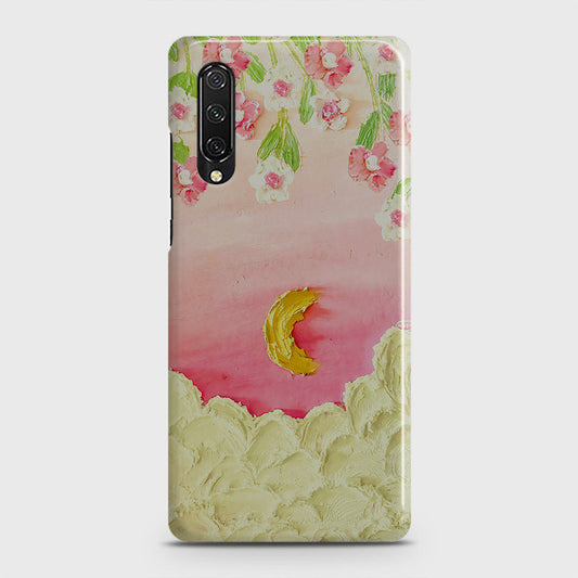 Huawei Y9s Cover - Floral Series - Design 7 - Pink & Yellow - Matte Finish - Snap On Hard Case with LifeTime Colors Guarantee