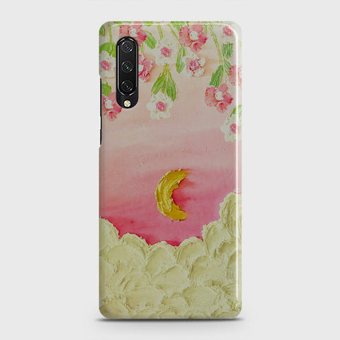 Huawei Y9s Cover - Floral Series - Design 7 - Pink & Yellow - Matte Finish - Snap On Hard Case with LifeTime Colors Guarantee