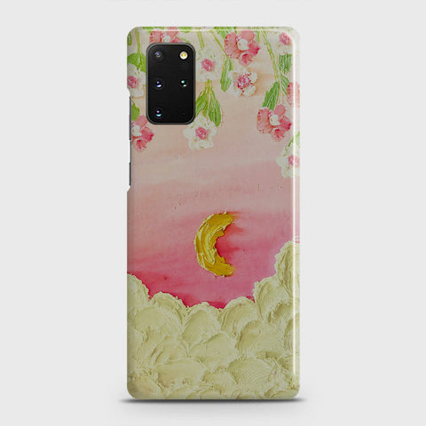 Samsung Galaxy S20 Plus Cover - Floral Series - Design 7 - Pink & Yellow - Matte Finish - Snap On Hard Case with LifeTime Colors Guarantee