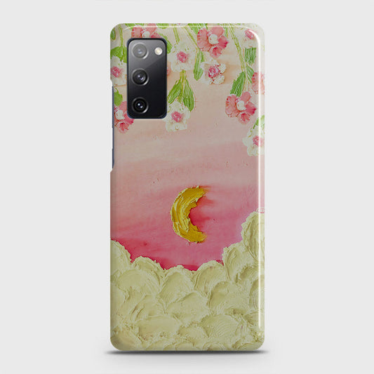 Samsung Galaxy S20 FE Cover - Floral Series - Design 7 - Pink & Yellow - Matte Finish - Snap On Hard Case with LifeTime Colors Guarantee