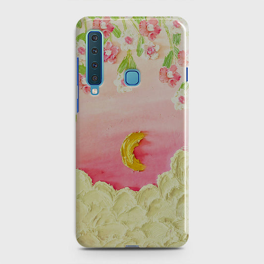 Samsung Galaxy A9s Cover - Floral Series - Design 7 - Pink & Yellow - Matte Finish - Snap On Hard Case with LifeTime Colors Guarantee