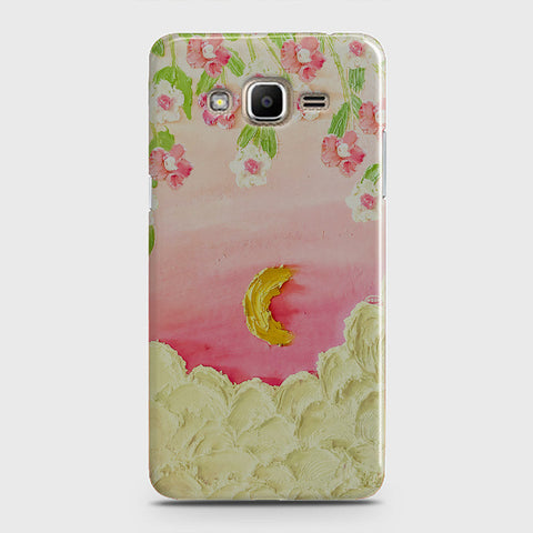 Samsung Galaxy Grand Prime Cover - Floral Series - Design 7 - Pink & Yellow - Matte Finish - Snap On Hard Case with LifeTime Colors Guarantee