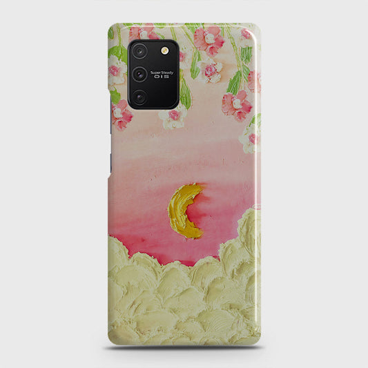 Samsung Galaxy S10 Lite Cover - Floral Series - Design 7 - Pink & Yellow - Matte Finish - Snap On Hard Case with LifeTime Colors Guarantee