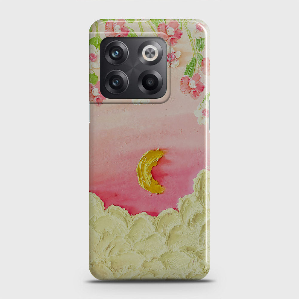 OnePlus Ace Pro Cover - Floral Series - Design 7 - Pink & Yellow - Matte Finish - Snap On Hard Case with LifeTime Colors Guarantee