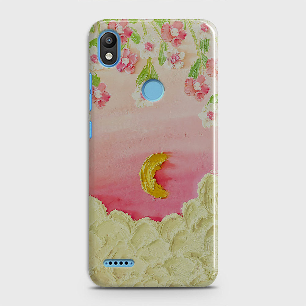 Infinix Smart 2 / X5515 Cover - Floral Series - Design 7 - Pink & Yellow - Matte Finish - Snap On Hard Case with LifeTime Colors Guarantee