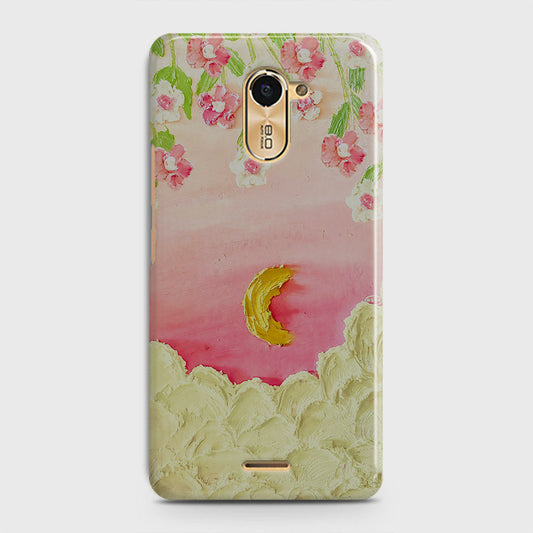 Infinix Hot 4 / Hot 4 Pro  Cover - Floral Series - Design 7 - Pink & Yellow - Matte Finish - Snap On Hard Case with LifeTime Colors Guarantee