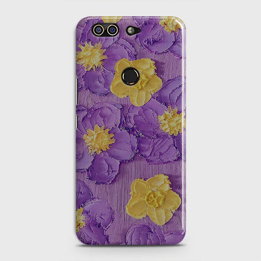 Infinix Zero 5 Cover - Floral Series - Design 8 - Purple & Yellow - Matte Finish - Snap On Hard Case with LifeTime Colors Guarantee