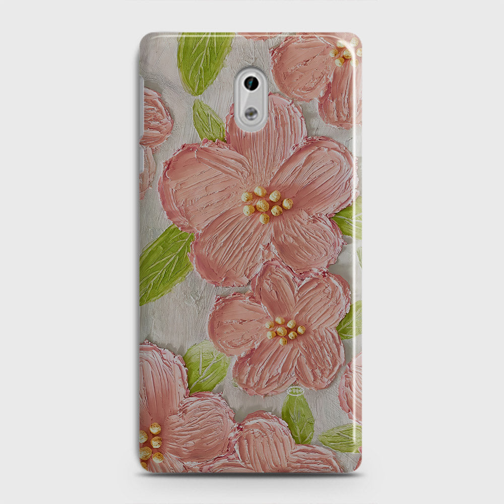 Nokia 3 Cover - Floral Series - Design 9 - Pink & Green - Matte Finish - Snap On Hard Case with LifeTime Colors Guarantee