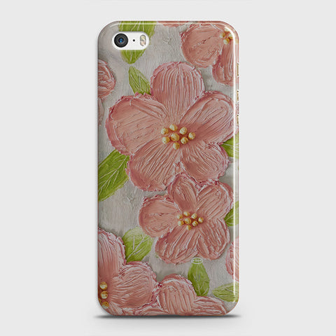 iPhone 5C Cover - Floral Series - Design 9 - Pink & Green - Matte Finish - Snap On Hard Case with LifeTime Colors Guarantee