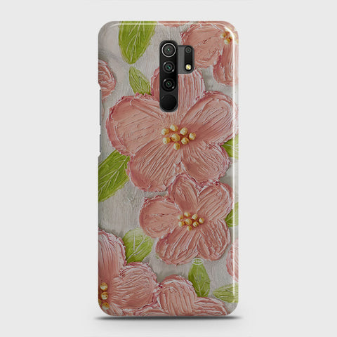 Xiaomi Poco M2 Cover - Floral Series - Design 8 - Purple & Yellow - Matte Finish - Snap On Hard Case with LifeTime Colors Guarantee