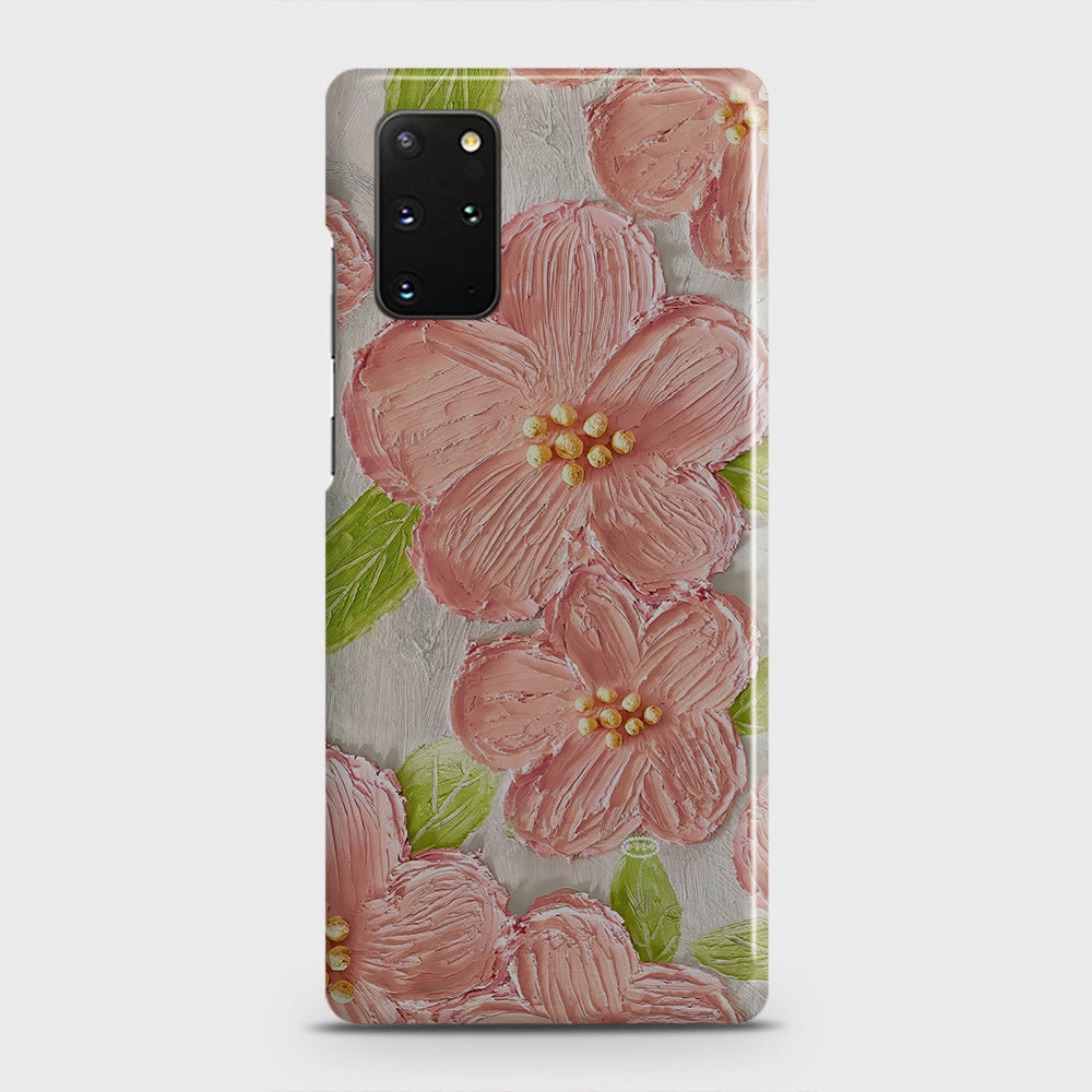 Samsung Galaxy S20 Plus Cover - Floral Series - Design 9 - Pink & Green - Matte Finish - Snap On Hard Case with LifeTime Colors Guarantee