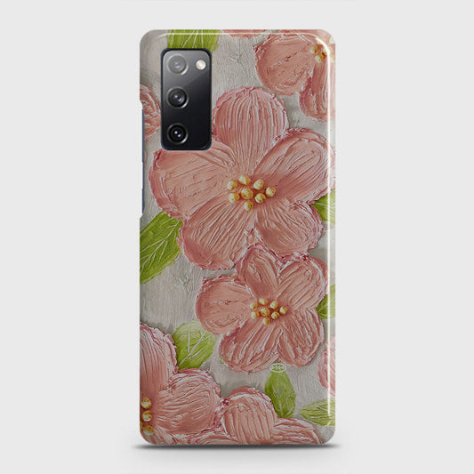 Samsung Galaxy S20 FE Cover - Floral Series - Design 9 - Pink & Green - Matte Finish - Snap On Hard Case with LifeTime Colors Guarantee