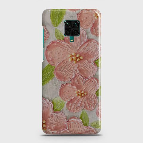 Xiaomi Redmi Note 9 Pro Cover - Floral Series - Design 8 - Purple & Yellow - Matte Finish - Snap On Hard Case with LifeTime Colors Guarantee