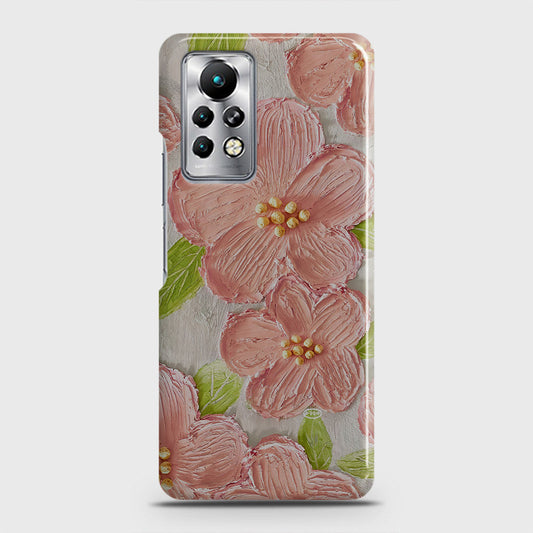 Infinix Note 11 Pro Cover - Floral Series - Design 9 - Pink & Green - Matte Finish - Snap On Hard Case with LifeTime Colors Guarantee