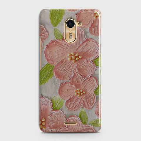 Infinix Hot 4 / Hot 4 Pro  Cover - Floral Series - Design 9 - Pink & Green - Matte Finish - Snap On Hard Case with LifeTime Colors Guarantee