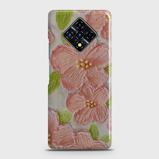 Infinix Zero 8 Cover - Floral Series - Design 9 - Pink & Green - Matte Finish - Snap On Hard Case with LifeTime Colors Guarantee