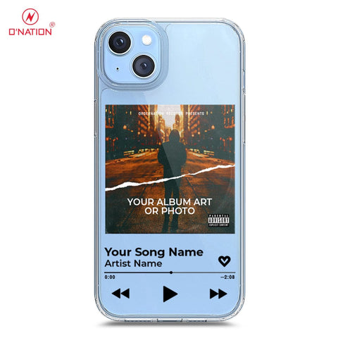 iPhone 14 Plus Cover - Personalised Album Art Series - 4 Designs - Clear Phone Case - Soft Silicon Borders