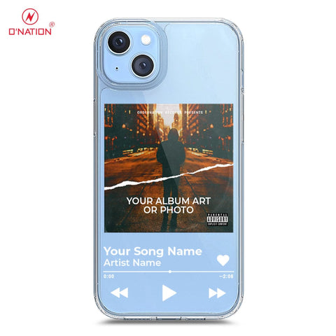 iPhone 14 Plus Cover - Personalised Album Art Series - 4 Designs - Clear Phone Case - Soft Silicon Borders